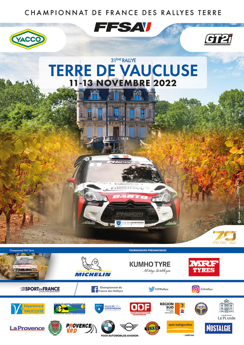You are currently viewing Infos pour vous  : Sport. « Le Rallye Terre de Vaucluse est un des plus beaux de France »
